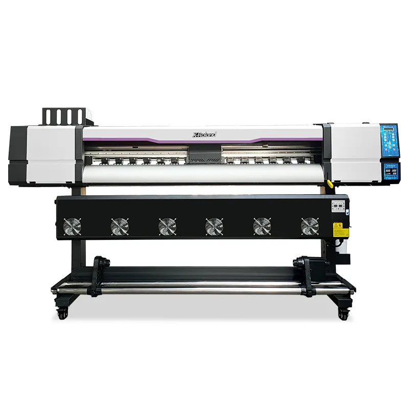 Imprimante à jet d'encre CMJN à 4 couleurs à base d'eau pour intérieur et extérieur Imprimante éco-solvant à grande vitesse