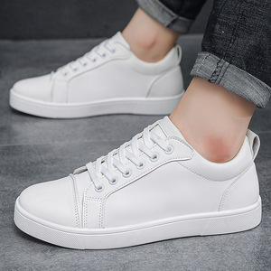 Zapatos Casuales para Hombre, Negros y Blancos, Transpirables, Ligeros, con Logotipo Personalizado, Parte Superior de Cuero Genuino - Product Image 4