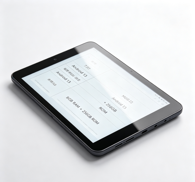 7-Inch Intel Dual Core Tablet PC 1080p Resistance Touch Screen 12GB+512GB USB Type-C Android 12 2SIM Professional Business Use