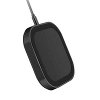 Pabrik langsung murah 15W alas meja standar Qi TYPE-C 2 alas pengisi daya nirkabel Mini