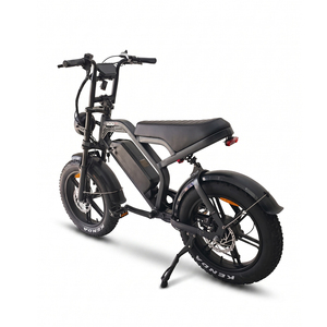 Vélo électrique à pneus larges S20 Pro JUNFU 7 vitesses 48V 18Ah longue autonomie, batterie lithium, moteur roue arrière, fourche suspendue 500W, aluminium - Product Image 3