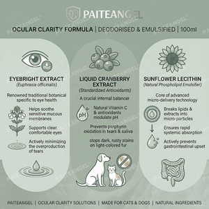 Suplemento Líquido Emulsionado OEM para la Claridad Ocular de Perros y Gatos con Aceite de Pescado, para Manchas Lacrimales, Etiqueta Privada de Fábrica - Product Image 3