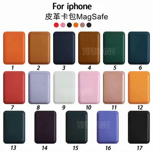 ที่ใส่บัตรหนัง PU แบบพกพาขาตั้งแม่เหล็กออกแบบให้มี<span class=keywords><strong>สี</strong></span>สันใช้ได้กับ iPhone 16 15 14 13 12 PRO MAX plu - Product Image 2