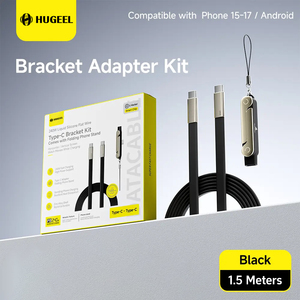 Nuevo Adaptador <span class=keywords><strong>USB</strong></span> <span class=keywords><strong>C</strong></span> de 240w con Cable Tipo <span class=keywords><strong>C</strong></span> 2026, Carga Rápida de 100W, 2 en 1, Soporte Invisible para Teléfono, Kit de Cargador con Cable de Datos <span class=keywords><strong>USB</strong></span> para Teléfono - Product Image 1