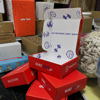 Boîtes d'expédition en carton ondulé noir avec logo personnalisé, boîtes d'emballage, boîtes de colisage