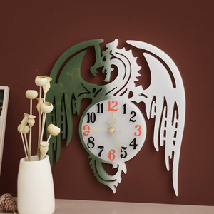 Timesrui DIY rồng đồng hồ thả keo khuôn tối giản Đồng hồ kỹ thuật số quay Mặt dây chuyền Silicone khuôn - Product Image 5