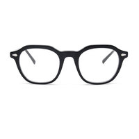 Lunettes de vue carrées pour femmes à monture intégrale, légères, en acétate, avec verres transparents en PC, confortables pour un usage quotidien, design pour adultes
