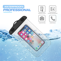 Pochette étanche pour téléphone Sac étanche universel pour étui étanche IPX8 avec lanière pour tous les Smartphones
