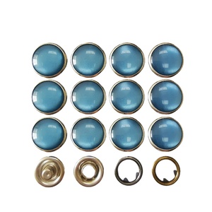 Fabrika toptan 8.2mm 9.2mm 10mm 11mm geçmeli düğme Metal düğme yapış - Product Image 5