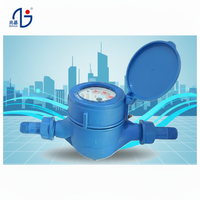 Meter Aliran Air Multi-Jet Wet DN15 Kelas Perlindungan IP68 Meter Air Dingin Kelas B Bersertifikasi OEM ISO4064