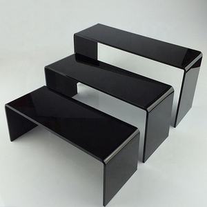 Espositori Trasparenti per Scarpe con Tacco Alto, Scaffali Inclinati in Acrilico a Forma di U per Vetrine di Calzature - Product Image 3