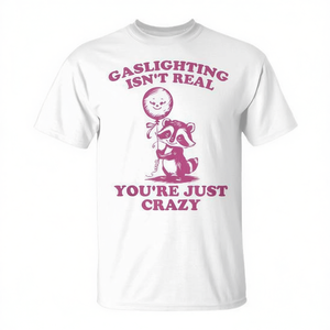 Maglietta Canotta Opossum con Citazione Divertente sul Gaslighting - Prodotto Promozionale - Product Image 2