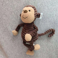Gantungan Kunci Boneka Babi Bergaris dengan Lapisan Jala Karakter TOY STORY Pereda Stres