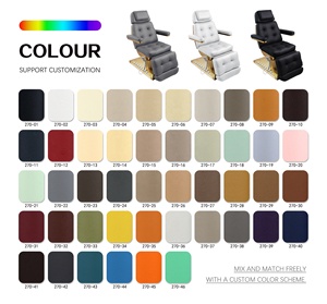 Chaise de beauté de luxe pour <span class=keywords><strong>spa</strong></span> médical et salon de cils haut de gamme, inclinable ergonomique réglable - Product Image 4