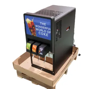 Distributeur de boissons commerciales Machine de fontaine électrique automatique de jus de buffet à 3 saveurs
