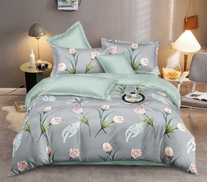 Nhà máy Trung Quốc tấm ga trải giường 3PCs/4pcs/ 6pcs thiết lập cho phòng ngủ gia đình duy nhất Đôi Ba chỗ ngồi kích thước - Product Image 2