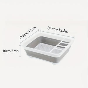 Égouttoir pliable en <span class=keywords><strong>plastique</strong></span> PP écologique, support de rangement pour <span class=keywords><strong>vaisselle</strong></span>, type sur pied, pour comptoir de cuisine, <span class=keywords><strong>camping</strong></span>-<span class=keywords><strong>car</strong></span>, portable et moderne - Product Image 3