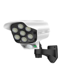 LED güneş duvar işık lambası ip65 su geçirmez PIR hareket sensörü açık uzaktan kumanda ile LED bahçe ışıkları - Product Image 2