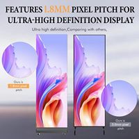 Póster Led Digital con Control Wifi para exteriores P2.5 P3, pantalla de visualización plegable, pantallas de pared de vídeo Led portátiles, póster Led de pie