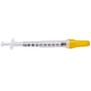 Seringue à <span class=keywords><strong>insuline</strong></span> jetable CE ISO, 0,5 cc, 1 cc, <span class=keywords><strong>aiguille</strong></span> rétractable, seringue médicale en PP pour les patients diabétiques - Product Image 1
