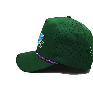 Casquette de camionneur ajustable à 6 panneaux, respirante, découpée au laser, avec broderie 2D, pour adulte, idéale pour les activités décontractées en extérieur, fabriquée en usine au Vietnam - Product Image 2
