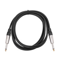 Câble de guitare 10 pieds câble d'instrument électrique ampli de basse 1/4 droit à angle pour guitare électrique câble de mélangeur de guitare basse