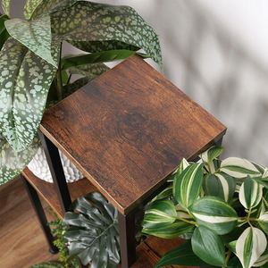 رف زهور خشبي بـ 6 طبقات، حامل نباتات معدني، رف عرض نباتات داخلي للزوايا، حامل زهور متعدد، أرفف تخزين وتنظيم - Product Image 4