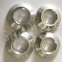 Arandela cónica de aluminio 1/2"-20 / Espaciador de cabeza cónica para barra de radio de dirección / barra de acoplamiento / barra de dirección para coches Midget y Sprint