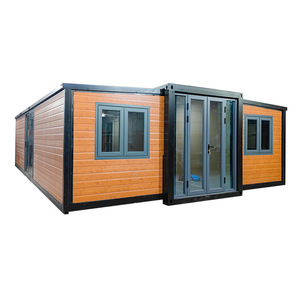Maison conteneur extensible 30 pieds, design moderne rectangulaire, conteneur habitable avec installation sur site - Product Image 1