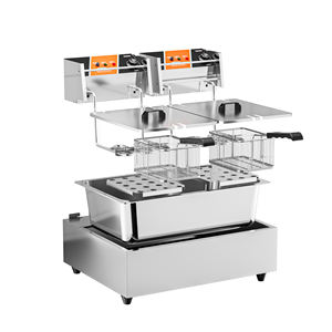 Large Single Tank 2 Baskets Fryer Electric Commercial Industrial Hot <strong>Dog</strong> Potato Chips <strong>Fish</strong> Fried Equipment Restaurant Fryer - Product Image 3