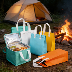 Bolsa Térmica Personalizada con Logotipo Impreso en Tela No Tejida para Comida Caliente, Café, Té con Leche, para Restaurantes, Barbacoas y Comida para Llevar - Product Image 4