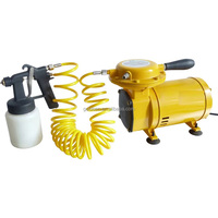 Pistolet de peinture HVLP bi-tension brésilien 220v 110v, mini aérographe, pistolet de peinture basse pression, grand débit d'air