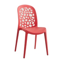 Haute qualité PP jardin à l'extérieur empilable salle à manger Restaurant chaises d'extérieur robuste pp plastique pour les événements