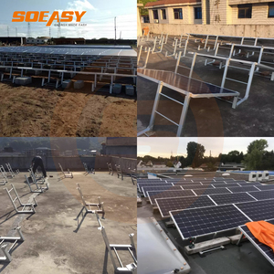 Système de montage solaire à ballast SOEASY pour toits plats, structure commerciale robuste - Product Image 3