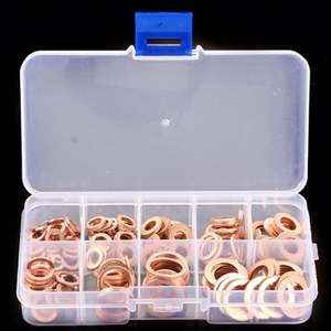 แหวนปะเก็นสำหรับเครื่องซักผ้าแบบแบนสกรูโลหะเคลือบสายไฟ - Product Image 2