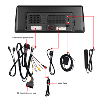 Podofo 10.25 "8 cœurs Qualcomm Android autoradio stéréo 4 + 64G HD écran CarPlay/Android Auto GPS WiFi 4G pour BMW 3 4 Series