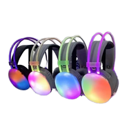 TIMYAAN Parti Casque Stéréo Silencieux Disco Écouteur Transmetteur En Gros 500M Contrôle Distance LED Indicateur De Batterie