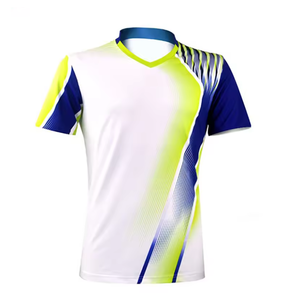 Sublimation <span class=keywords><strong>Personnalisé</strong></span> Polyester Mode Respirant Séchage Rapide Chemise de Sport Entraînement Courir <span class=keywords><strong>Badminton</strong></span> Jersey - Product Image 3