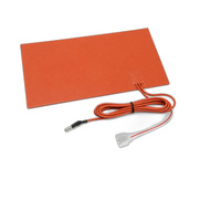 Chauffe-émetteur en caoutchouc silicone résistant à la chaleur 36V de qualité industrielle pour le chauffage de surfaces industrielles avec une distribution uniforme de la chaleur