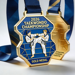 Medalla Deportiva Personalizada de Metal, Medalla de Zinc con Brillo para Maratón, Carrera de 5K, Arcoíris, Premio Personalizado al por Mayor del Fabricante - Product Image 6