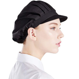 Unisex industria alimentaria trabajador camarera panadero Chef sombrero elástico Chef cocina hornear cocina sombrero - Product Image 4