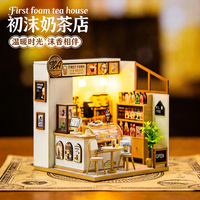 Nouveau produit créatif en promotion : Maison de poupée en bois en mousse, modèle de maison fait main, kit de maison de poupée miniature DIY à vendre