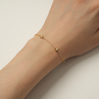 Bracelets tendance en argent sterling 925, bijoux fins à la mode, étoiles, lune, fleurs, zircon, perles, breloques, pendentifs pour femmes