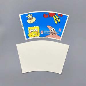 Gobelet en papier jetable personnalisé 8 couleurs pour boissons chaudes/froides, café, double face PE, qualité alimentaire, pour nouilles - Product Image 5