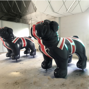 Escultura de Resina de Perro Pug para Decoración de Jardín Exterior, Acabado Brillante, Adorno Artístico Independiente - Product Image 3