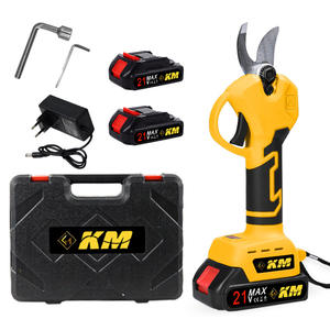 กรรไกรตัดแต่งกิ่งไฟฟ้า Km ความจุการตัด 20 มม. กรรไกรตัดแต่งกิ่งไร้สายแบบชาร์จไฟได้ ดีไซน์แบบตัดสองด้าน ใช้งานได้ทั้งมือซ้ายและขวา - Product Image 3