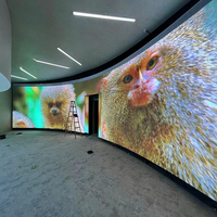 Système d'écran vidéo LED Shenzhen P2.6 P3.9, pack complet, écran incurvé pour location intérieure, exposition, scène, panneau d'affichage