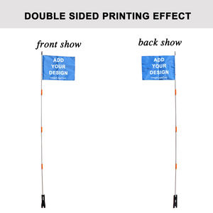 बाहरी साइकिल के झंडे, पोल कस्टम बाइक के साथ कस्टम साइकिल के झंडे, बाहरी साइकिल चलाने के लिए पेनेनेंट स्ट्रिप - Product Image 5