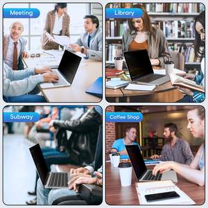 Film protecteur d'écran de filtre de confidentialité 15.6 "Film anti-espion/éblouissement pour ordinateur portable à écran large de 15.6 pouces avec rapport d'aspect 16:9 - Product Image 6