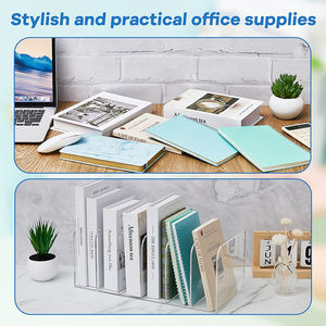 Organizador de Archivos de Libros y Revistas de Acrílico Transparente Personalizado, Estante para Clasificar Papeles, Accesorios de Oficina, Estante de Almacenamiento y Exhibición - Product Image 4